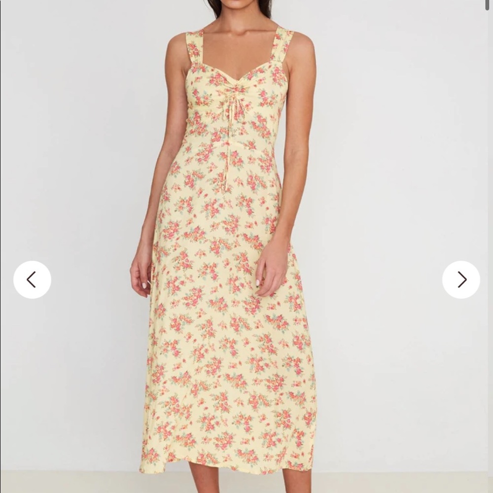 Faithful the Brand Maeve Midi Dress Sunday Floral Print